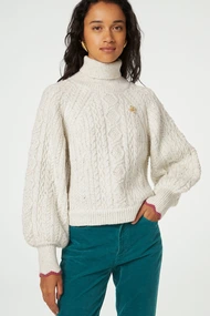 Fabienne Chapot gabi pullover kabel met kol