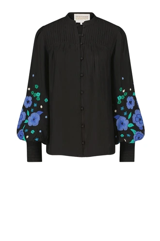 Fabienne Chapot harry blouse bloemen op mouw