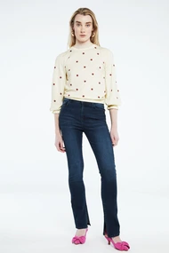 Fabienne Chapot holly pullover bloem borduur