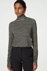 Fabienne Chapot jade top met kol bloemprint
