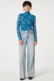 Fabienne Chapot jane top met kol mesh