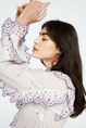 Fabienne Chapot josie blouse ruffle en borduur