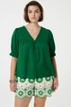 Fabienne Chapot juno blouse met pofmouw
