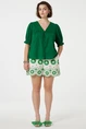 Fabienne Chapot juno blouse met pofmouw