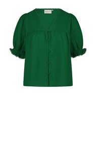 Fabienne Chapot juno blouse met pofmouw