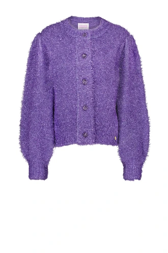 Fabienne Chapot kitty cardigan fluffy lurex