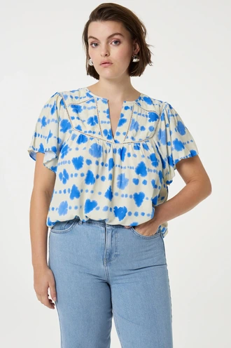 Fabienne Chapot kristy top batik print