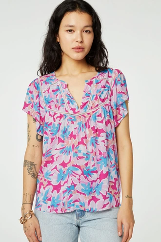 Fabienne Chapot kristy top frigs print ajour