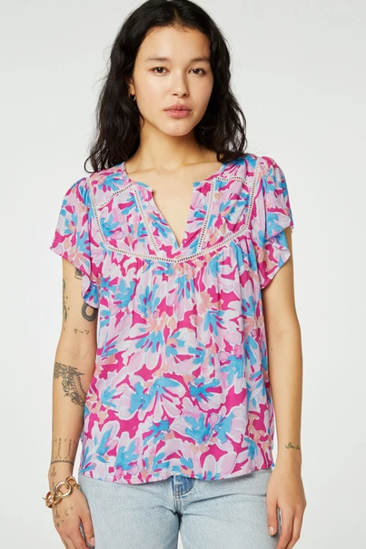 Fabienne Chapot kristy top frigs print ajour