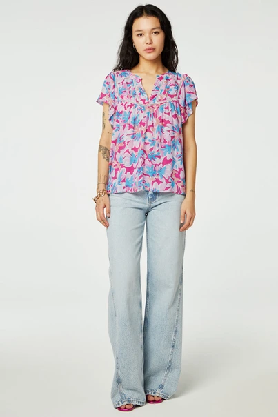 Fabienne Chapot kristy top frigs print ajour