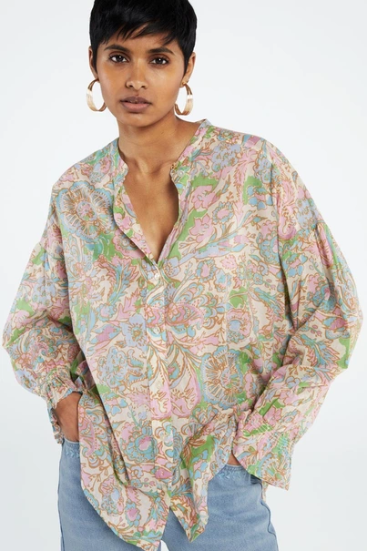Fabienne Chapot lexi blouse pastel bloem print