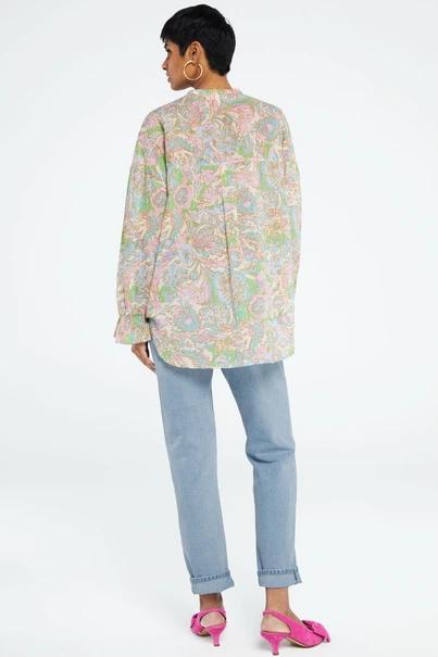 Fabienne Chapot lexi blouse pastel bloem print
