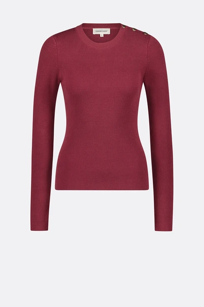 Fabienne Chapot lillian slim pullover ribbel