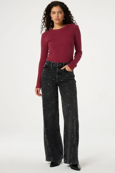Fabienne Chapot lillian slim pullover ribbel