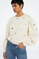 Fabienne Chapot lin sweater hartjes embro