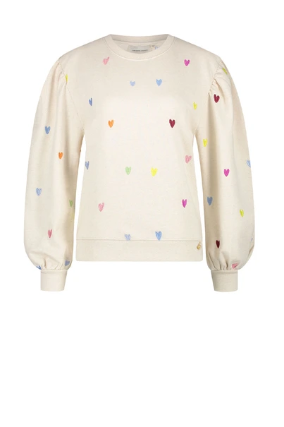 Fabienne Chapot lin sweater hartjes embro