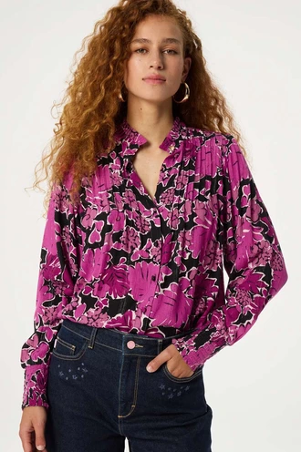 Fabienne Chapot lucky blouse met bloemprint