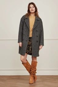 Fabienne Chapot lynn coat visgraat double b.