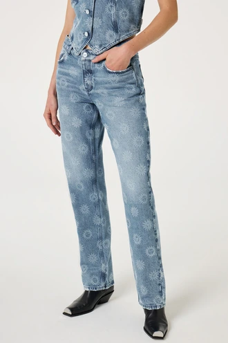 Fabienne Chapot marie straight leg jeans print