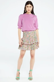 Fabienne Chapot mary skirt pastel bloem print