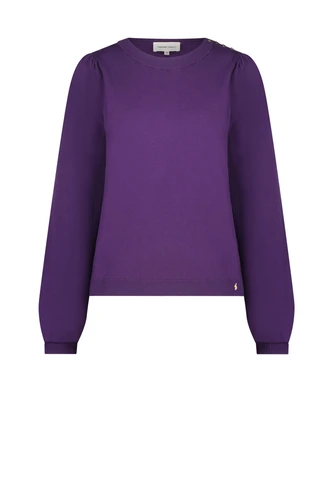 Fabienne Chapot milly pullover hartjes goud