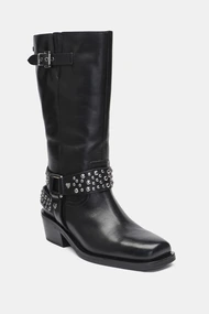 Fabienne Chapot moara biker boot met studs