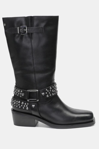 Fabienne Chapot moara biker boot met studs