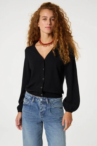Fabienne Chapot molly v-neck cardigan fijnbrei