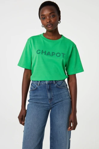 Fabienne Chapot pearl t-shirt chapot logo