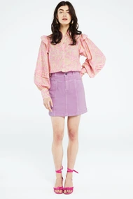 Fabienne Chapot philo blouse ruffle mouw