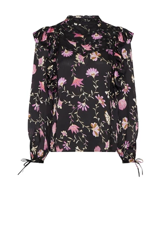 Fabienne Chapot pomme blouse top tulp print