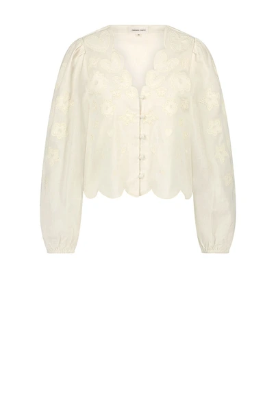 Fabienne Chapot rani blouse borduur organic