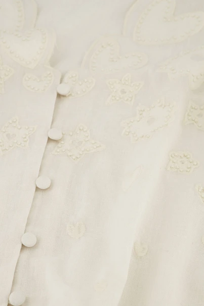 Fabienne Chapot rani blouse borduur organic