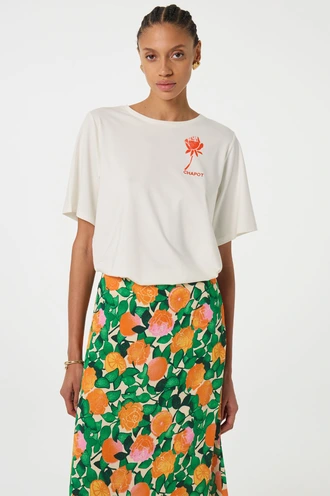 Fabienne Chapot rose t-shirt essentails thema