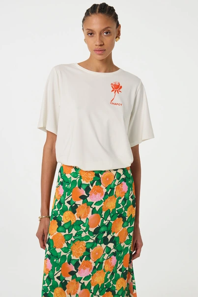 Fabienne Chapot rose t-shirt essentails thema