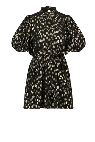 Fabienne Chapot roxy dress lurex dots goud