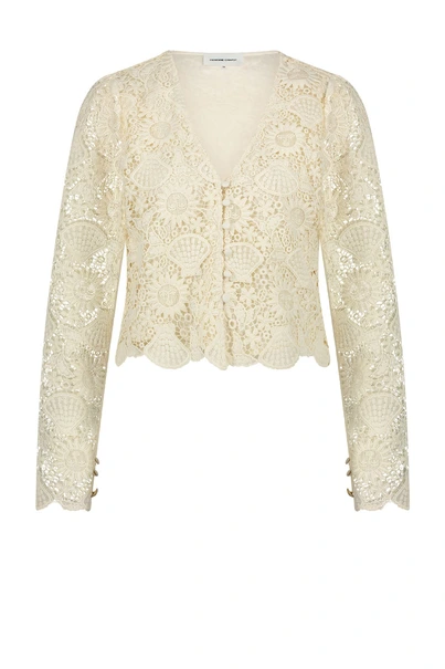 Fabienne Chapot sardou top vest borduur