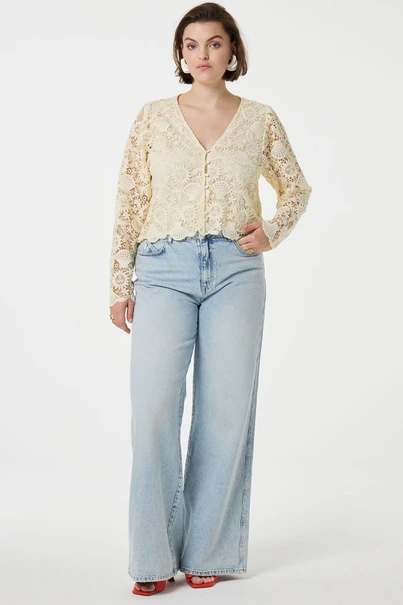 Fabienne Chapot sardou top vest borduur