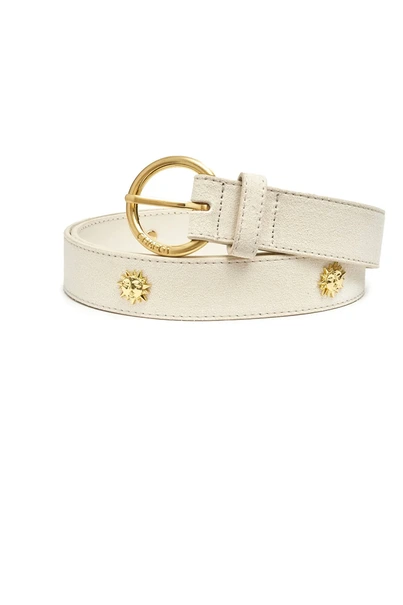 Fabienne Chapot studded sun belt suede