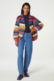 Fabienne Chapot sue cardigan boucle strepen