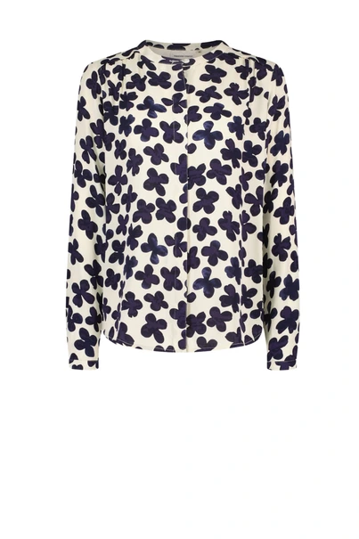 Fabienne Chapot sunset blouse kraagloos bloem