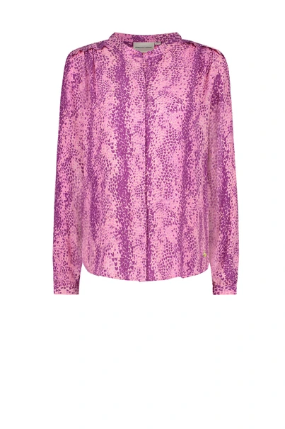 Fabienne Chapot sunset blouse kraagloos snake