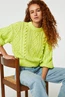 Fabienne Chapot suzy 3/4 sleeve pullover kabel