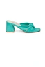 Fabienne Chapot ted mules knot blokhak suede