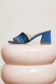 Fabienne Chapot ted mules swirl blohhak suede