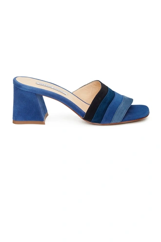 Fabienne Chapot ted mules swirl blohhak suede