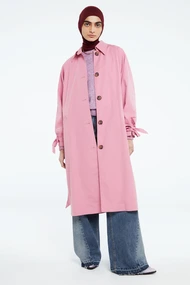 Fabienne Chapot trine trenchcoat raglan mouw