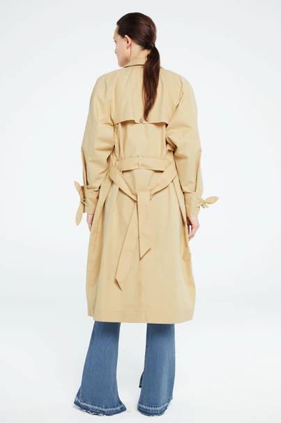 Fabienne Chapot trine trenchcoat raglan mouw