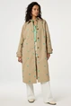 Fabienne Chapot troy trenchcoat long borduur