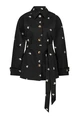 Fabienne Chapot troy trenchcoat short borduur